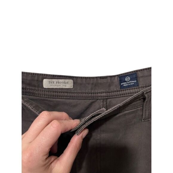 AG Adriano Goldschmied 5 Pocket The Protoge Straight Leg Brown Pants Size 40X34 - Picture 3 of 12